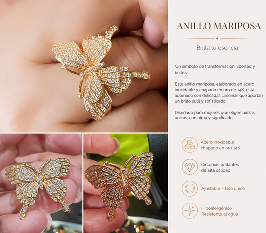 ANILLO MARIPOSA